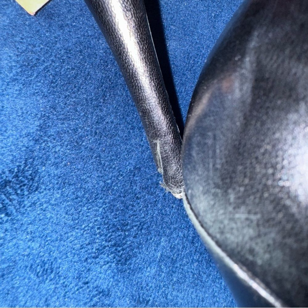 1990s Miu Miu Black High Heels. Size 41 - Picture 11 of 15